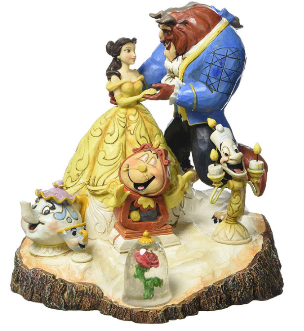 BEAUTY AND THE BEAST DISNEY TRADITIONS JIM SHORE