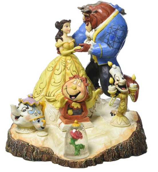BEAUTY AND THE BEAST DISNEY TRADITIONS JIM SHORE
