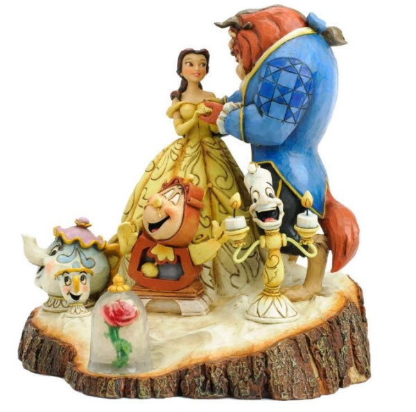 BEAUTY AND THE BEAST DISNEY TRADITIONS JIM SHORE