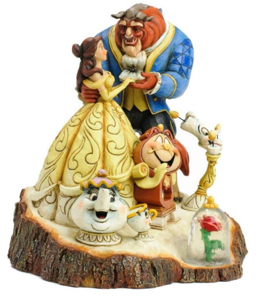 BEAUTY AND THE BEAST DISNEY TRADITIONS JIM SHORE