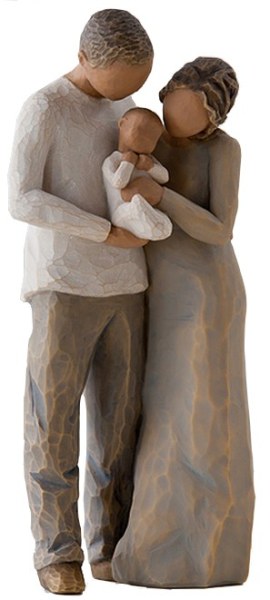 WE ARE THREE WILLOW TREE FIGURINE