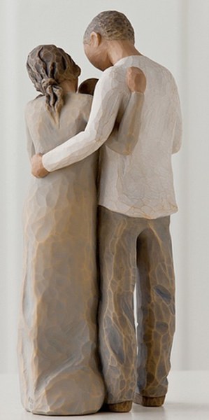 WE ARE THREE WILLOW TREE FIGURINE