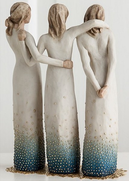 WILLOW TREE BY MY SIDE FIGURE (FRIENDS AND SISTERS)