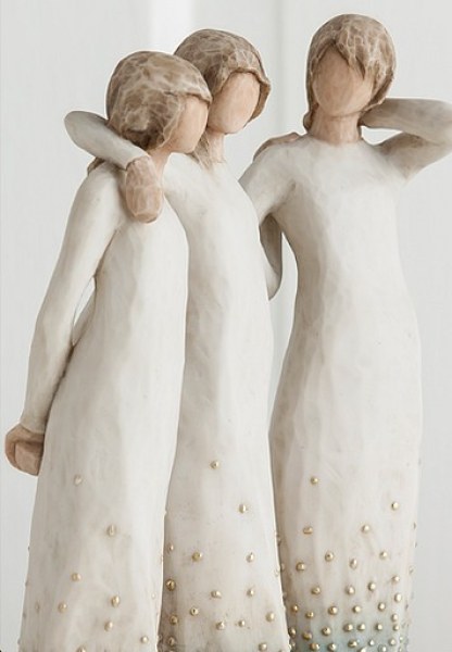 WILLOW TREE BY MY SIDE FIGURE (FRIENDS AND SISTERS)