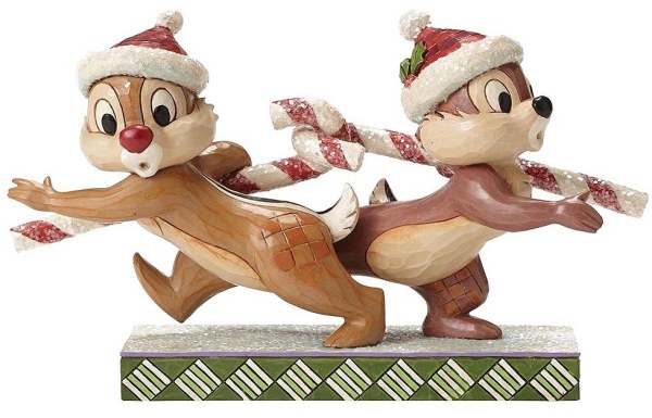 CHIP AND DALE WITH DISNEY TRADITIONS CHRISTMAS CANES