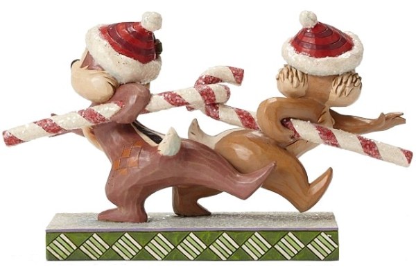 CHIP AND DALE WITH DISNEY TRADITIONS CHRISTMAS CANES