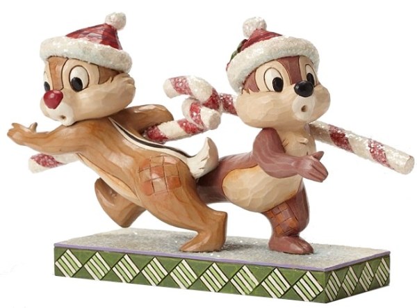 CHIP AND DALE WITH DISNEY TRADITIONS CHRISTMAS CANES