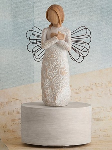 WILLOW TREE SOUVENIR ANGEL MUSIC BOX