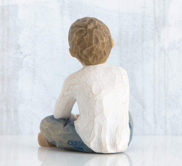 IMAGINATIVE CHILD WILLOW TREE FIGURINE