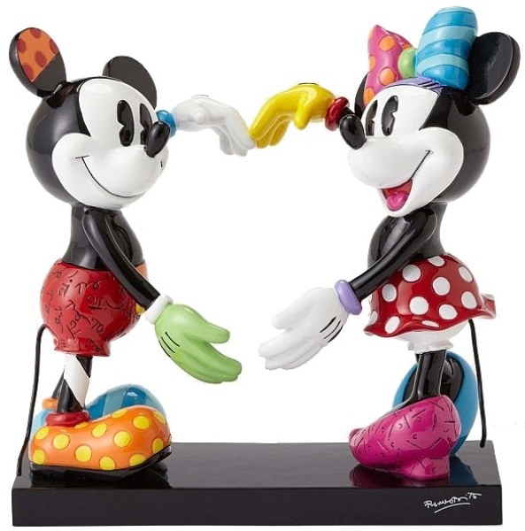 MICKEY AND MINNIE FORM A HEART DISNEY BRITTO