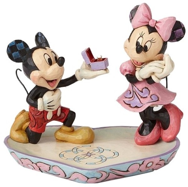 MICKEY MINNIE AND THE DISNEY TRADITIONS ENGAGEMENT RING