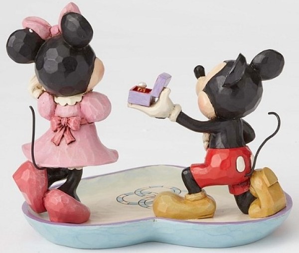 MICKEY MINNIE AND THE DISNEY TRADITIONS ENGAGEMENT RING