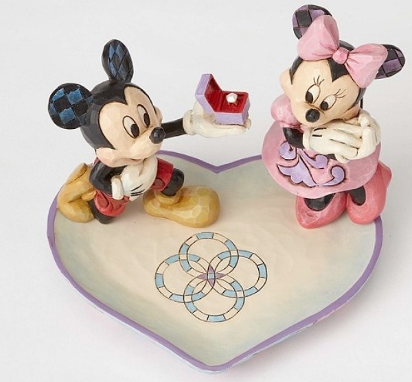 MICKEY MINNIE AND THE DISNEY TRADITIONS ENGAGEMENT RING