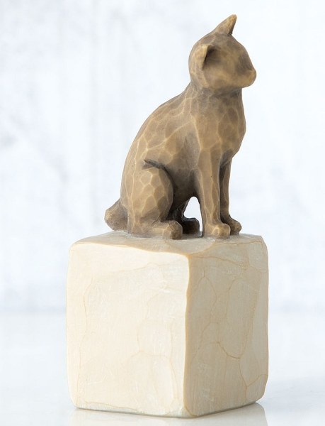 I LOVE MY CAT WILLOW TREE FIGURINE