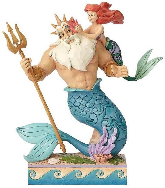 DISNEY TRADITIONS ARIEL AND TRITON FIGURINE