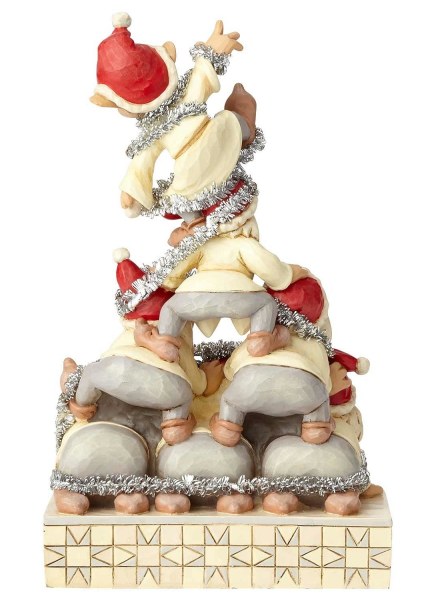 THE SEVEN DWARFS WHITE WOODLAND DISNEY TRADITIONS