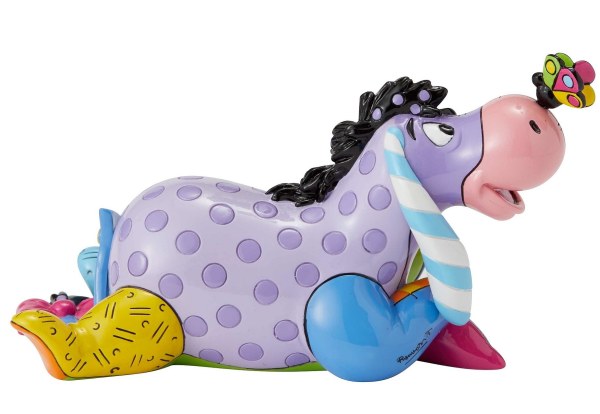 Eeyore MINI FIGURINE AND THE DISNEY BRITTO BUTTERFLY