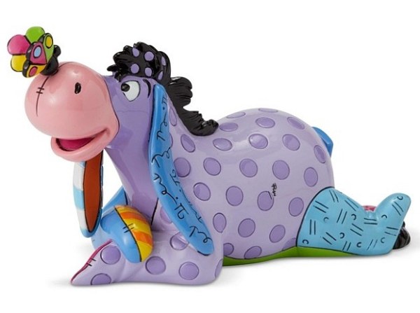 Eeyore MINI FIGURINE AND THE DISNEY BRITTO BUTTERFLY