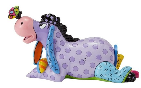 Eeyore MINI FIGURINE AND THE DISNEY BRITTO BUTTERFLY