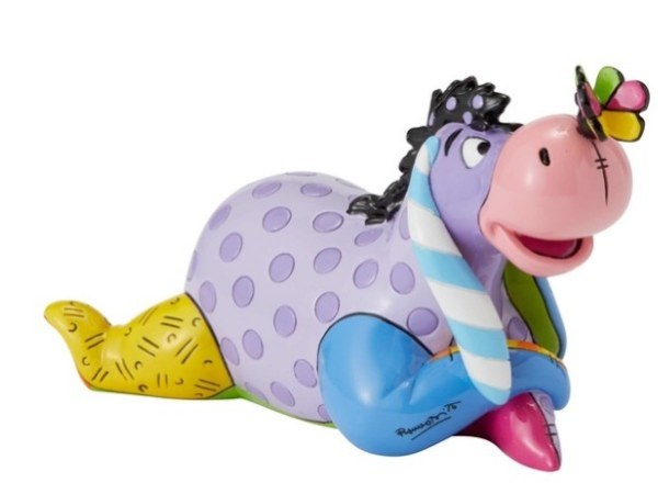 Eeyore MINI FIGURINE AND THE DISNEY BRITTO BUTTERFLY