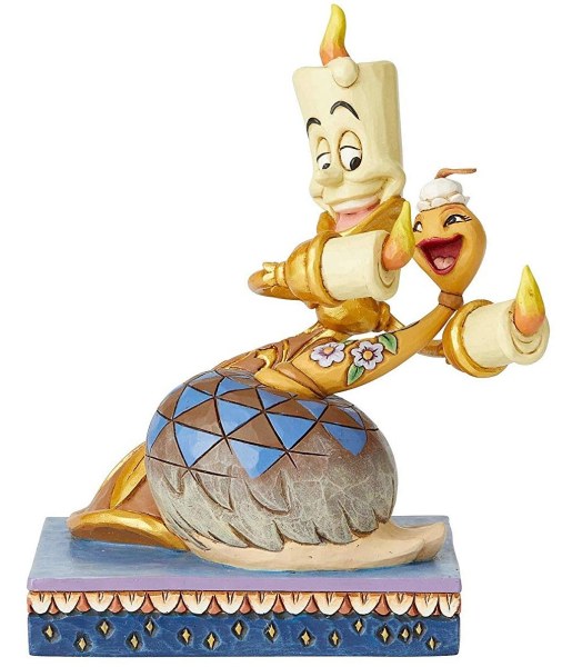 LUMIERE AND FEATHER DISNEY TRADITIONS JIM SHORE