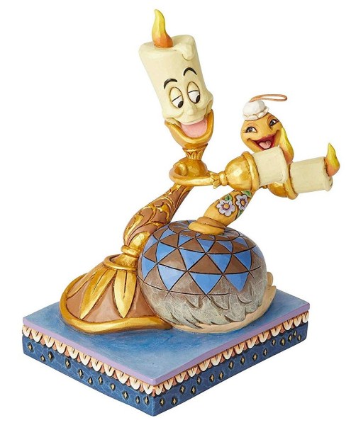 LUMIERE AND FEATHER DISNEY TRADITIONS JIM SHORE