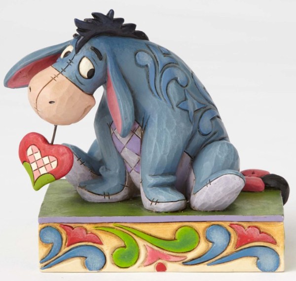 EEYORE WITH HEART - DISNEY TRADITIONS