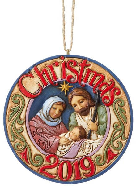 HOLY FAMILY ORNAMENT 2019 - JIM SHORE