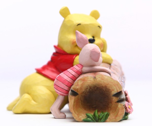 WINNIE AND PIGLET ON THE LOG - DISNEY TRADITIONS