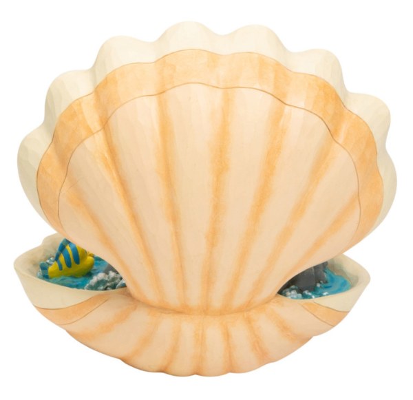 ARIEL AND ERIC IN THE SHELL - DISNEY TRADITIONS