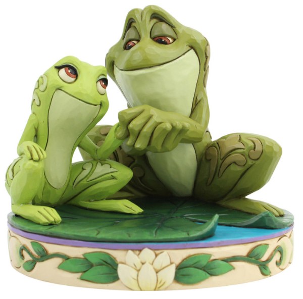 TIANA AND NAVEEN IN FROGS - DISNEY TRADITIONS