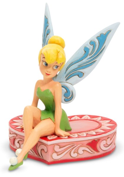 TINKER SITTING ON HEART - DISNEY TRADITIONS