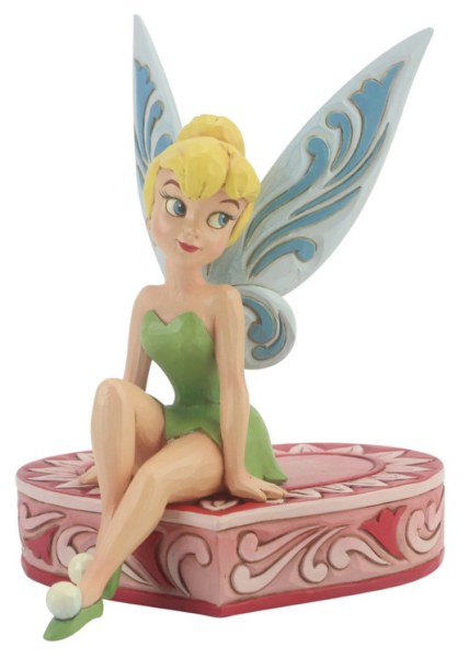 TINKER SITTING ON HEART - DISNEY TRADITIONS