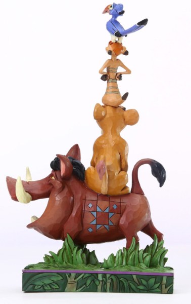 PUMBAA AND FRIENDS FORMING A TOWER - DISNEY TRADITIONS