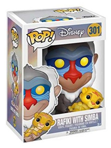 FUNKO POP! 301 - DISNEY LION KING - RAFIKI AND BABY SIMBA