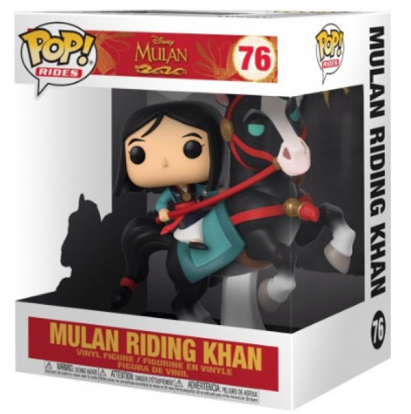 FUNKO POP! RIDES 76 - DISNEY MULAN - MULAN ON KHAN