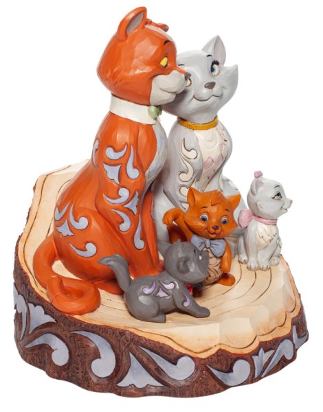 THE ARISTOCATS WOODCARVED - DISNEY TRADITIONS