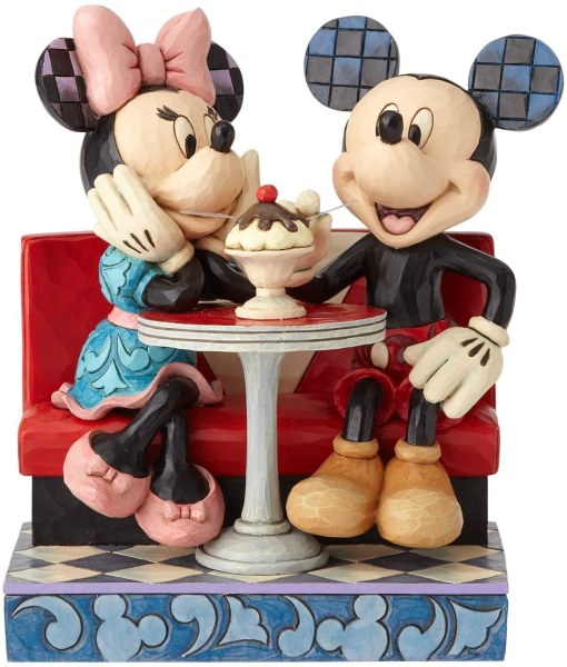 MICKEY AND MINNIE AT THE ICE CREAM SHOP