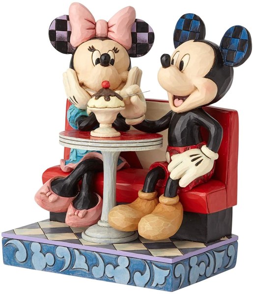 MICKEY AND MINNIE AT THE ICE CREAM SHOP