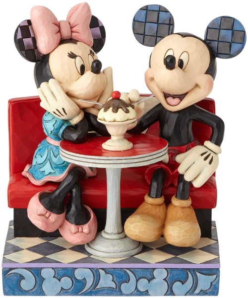 MICKEY AND MINNIE AT THE ICE CREAM SHOP