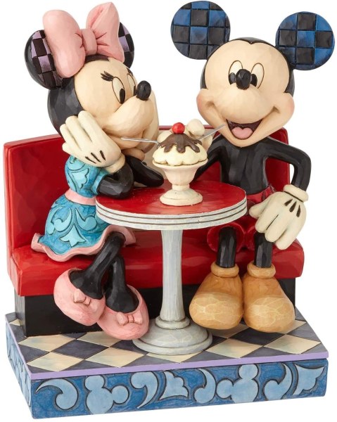 MICKEY AND MINNIE AT THE ICE CREAM SHOP