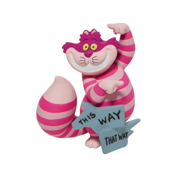 MINI CHESHIRE CAT "THIS WAY" (70TH) - DISNEY SHOWCASE