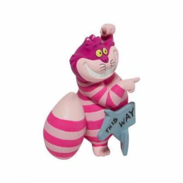 MINI CHESHIRE CAT "THIS WAY" (70TH) - DISNEY SHOWCASE
