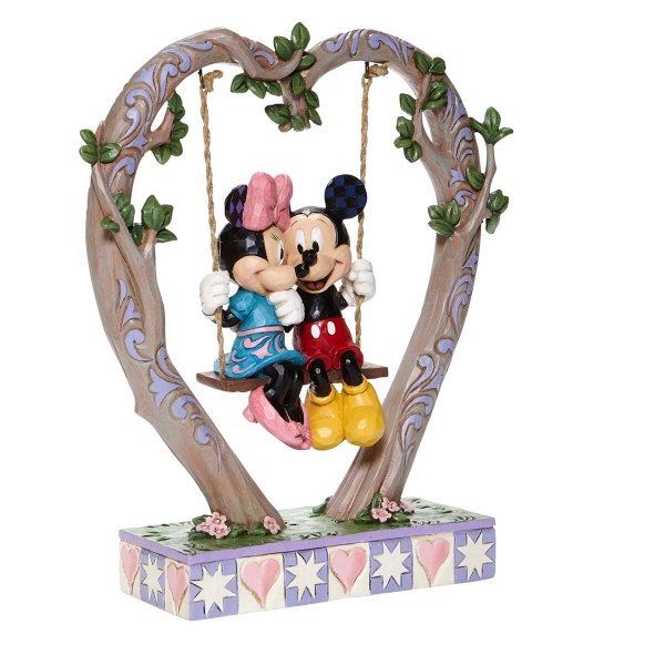 MICKEY AND MINNIE ON THE SWING - DISNEY TRADITIONS