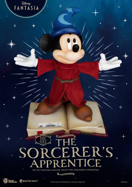 MICKEY THE SORCERER'S APPRENTICE FANTASIA 38cm - DISNEY MASTERCRAFT