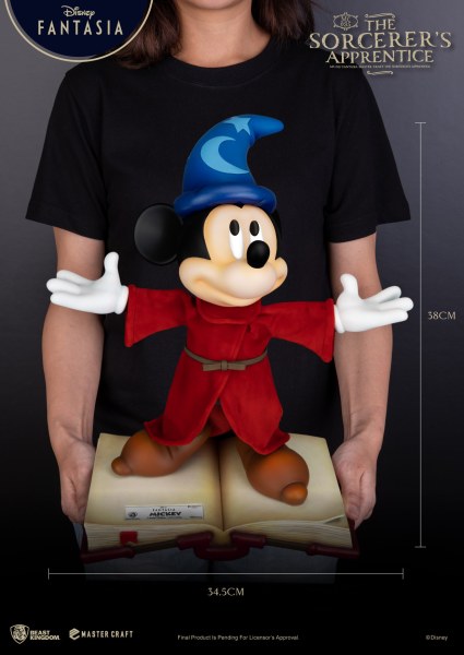 MICKEY THE SORCERER'S APPRENTICE FANTASIA 38cm - DISNEY MASTERCRAFT