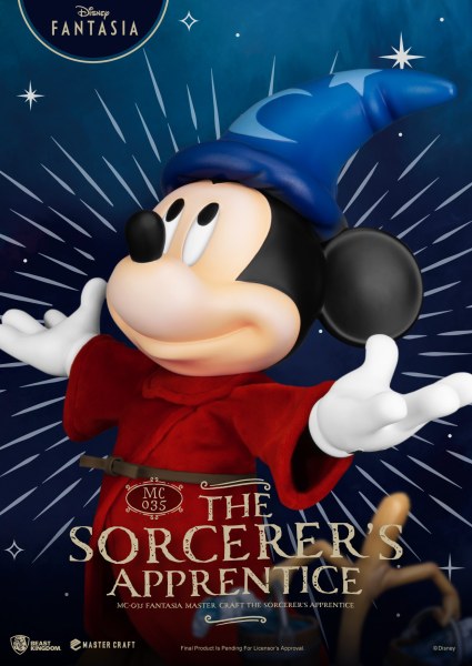 MICKEY THE SORCERER'S APPRENTICE FANTASIA 38cm - DISNEY MASTERCRAFT