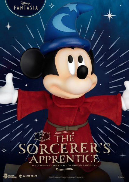 MICKEY THE SORCERER'S APPRENTICE FANTASIA 38cm - DISNEY MASTERCRAFT