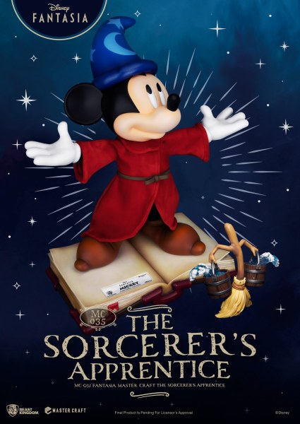 MICKEY THE SORCERER'S APPRENTICE FANTASIA 38cm - DISNEY MASTERCRAFT