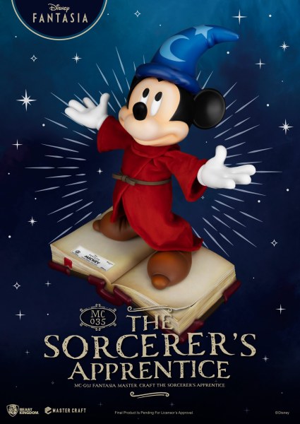 MICKEY THE SORCERER'S APPRENTICE FANTASIA 38cm - DISNEY MASTERCRAFT